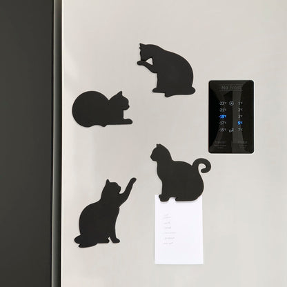 magnetische Untersetzer schwarze Katzen - 4 Stück Balvi