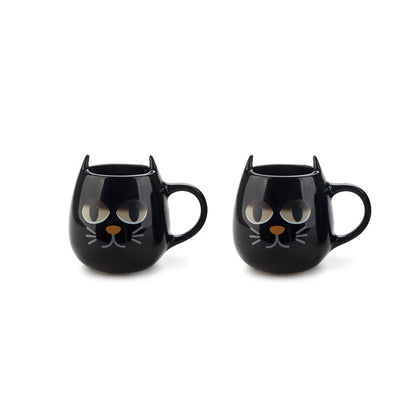 2er Set Farbwechseltassen mit Katzenohren Balvi