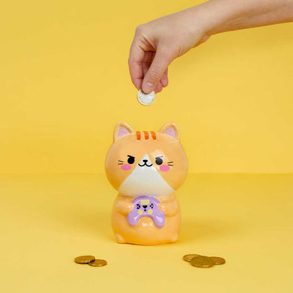 Sparschwein in Katzenform - Kawaii Gamer Balvi