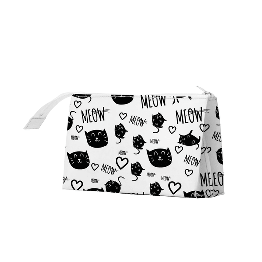 Kosmetiktasche mit Katze - Meow