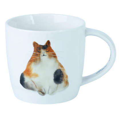 Katzentasse dicker Kater 400 ml Porzellan Tasse