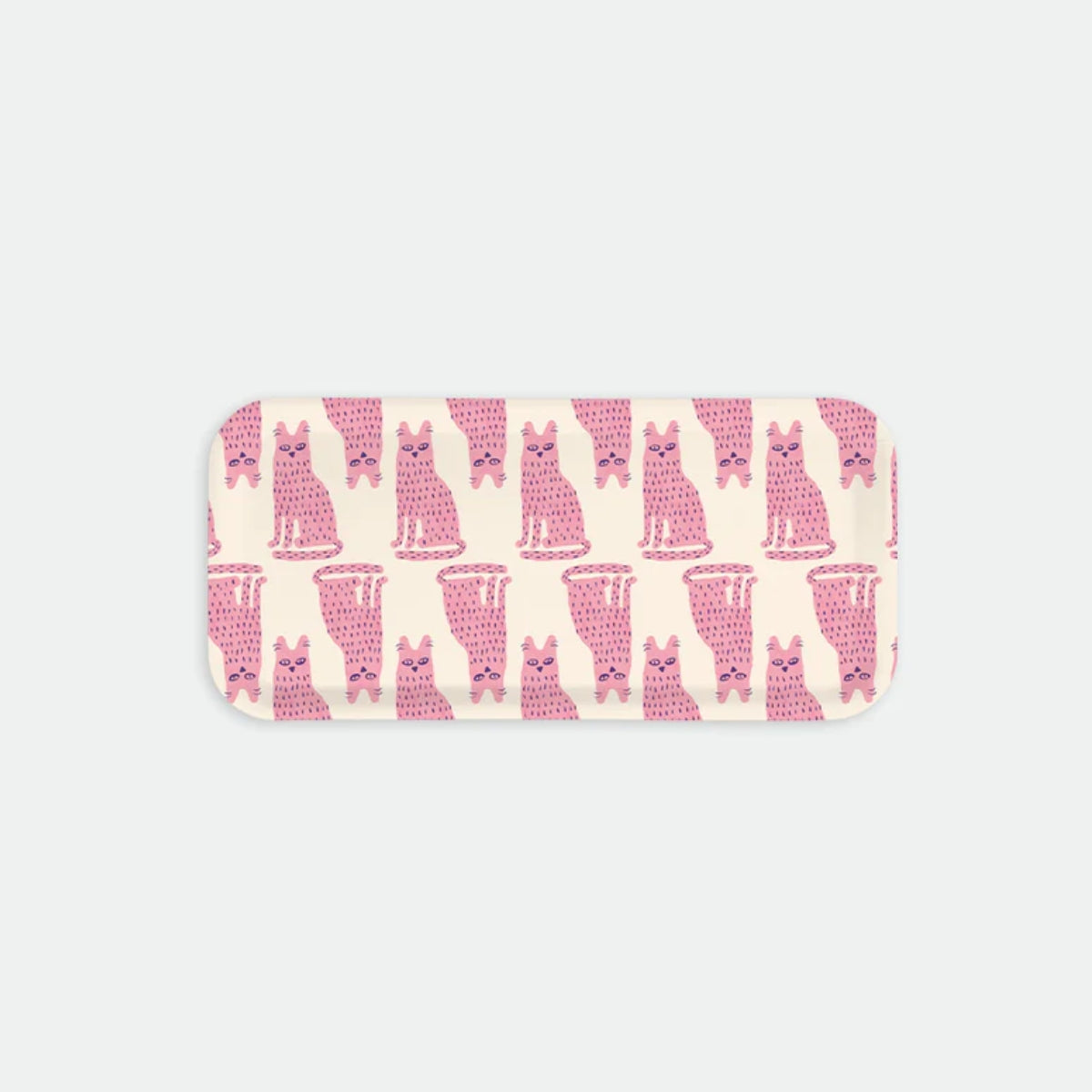 Kaffeetablett mit pinken Katzen All the ways to say