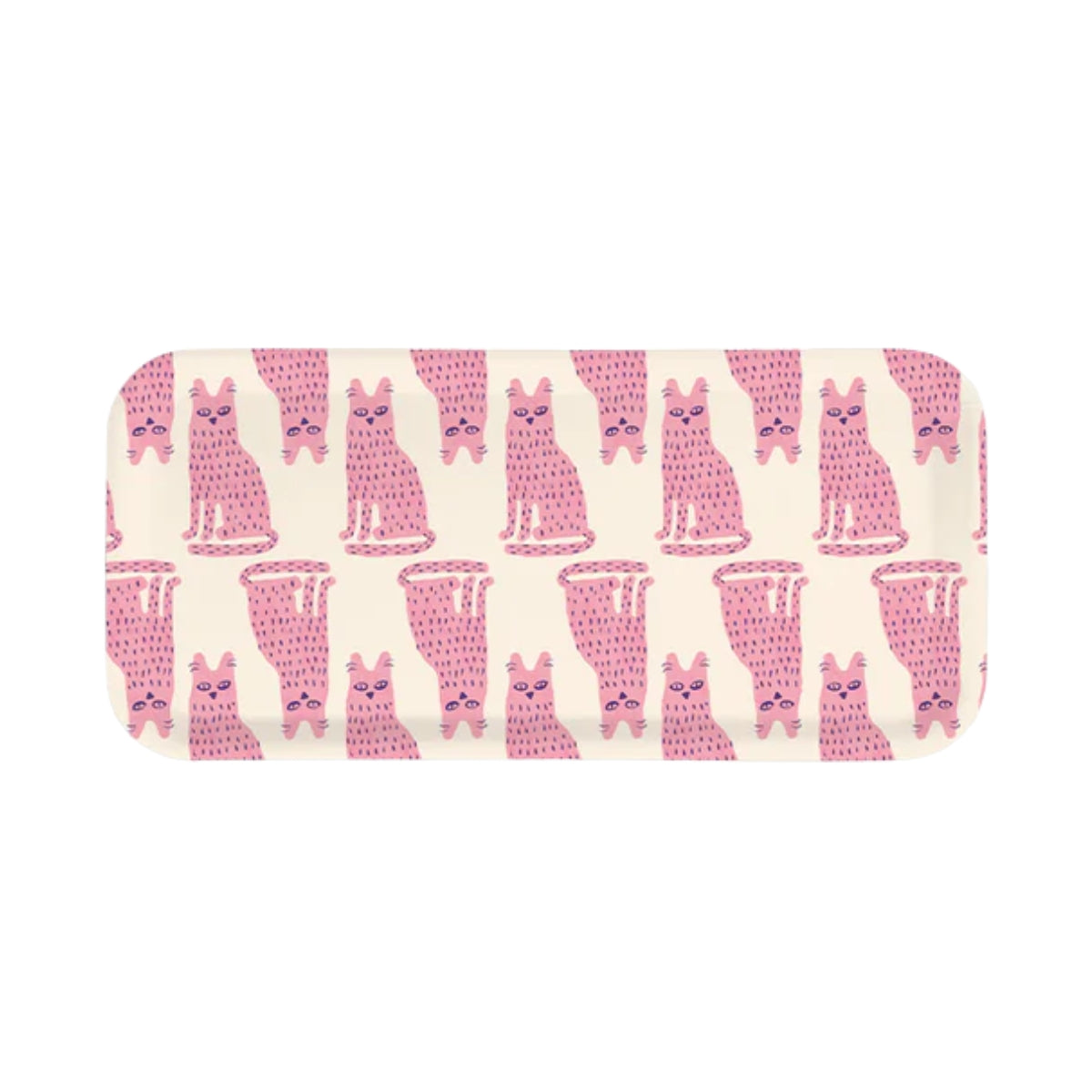 Kaffeetablett mit pinken Katzen All the ways to say