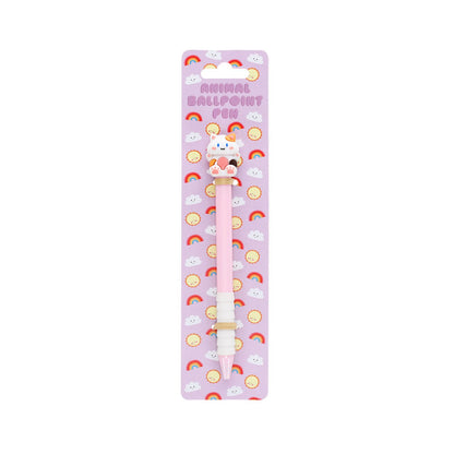 pinker Kugelschreiber mit Katzenfigur