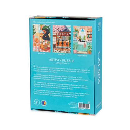 Katzen Puzzle - Cat Spa