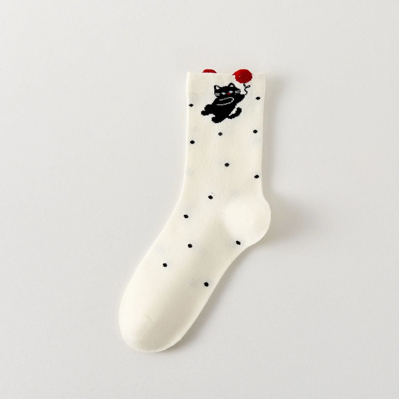 3er-Set Katzensocken mit verspieltem Katzendesign