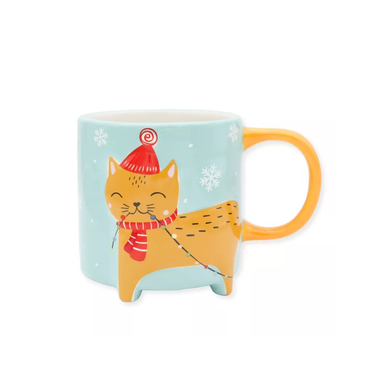Kaffeetasse Katze mit Mütze Winkee