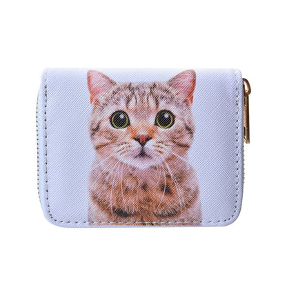 kleine Geldbörse mit Katze Portemonnaie