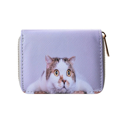 kleine Geldbörse mit Katze Portemonnaie