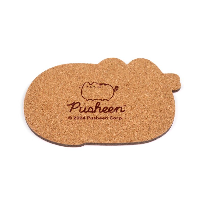 Pusheen Korkuntersetzer Set - 4 Untersetzer in Katzenform Untersetzer