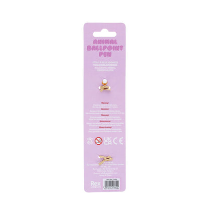 pinker Kugelschreiber mit Katzenfigur