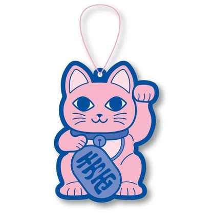 Lufterfrischer Maneki Neko - Winkekatze mit Sakura Duft Studio Inktvis