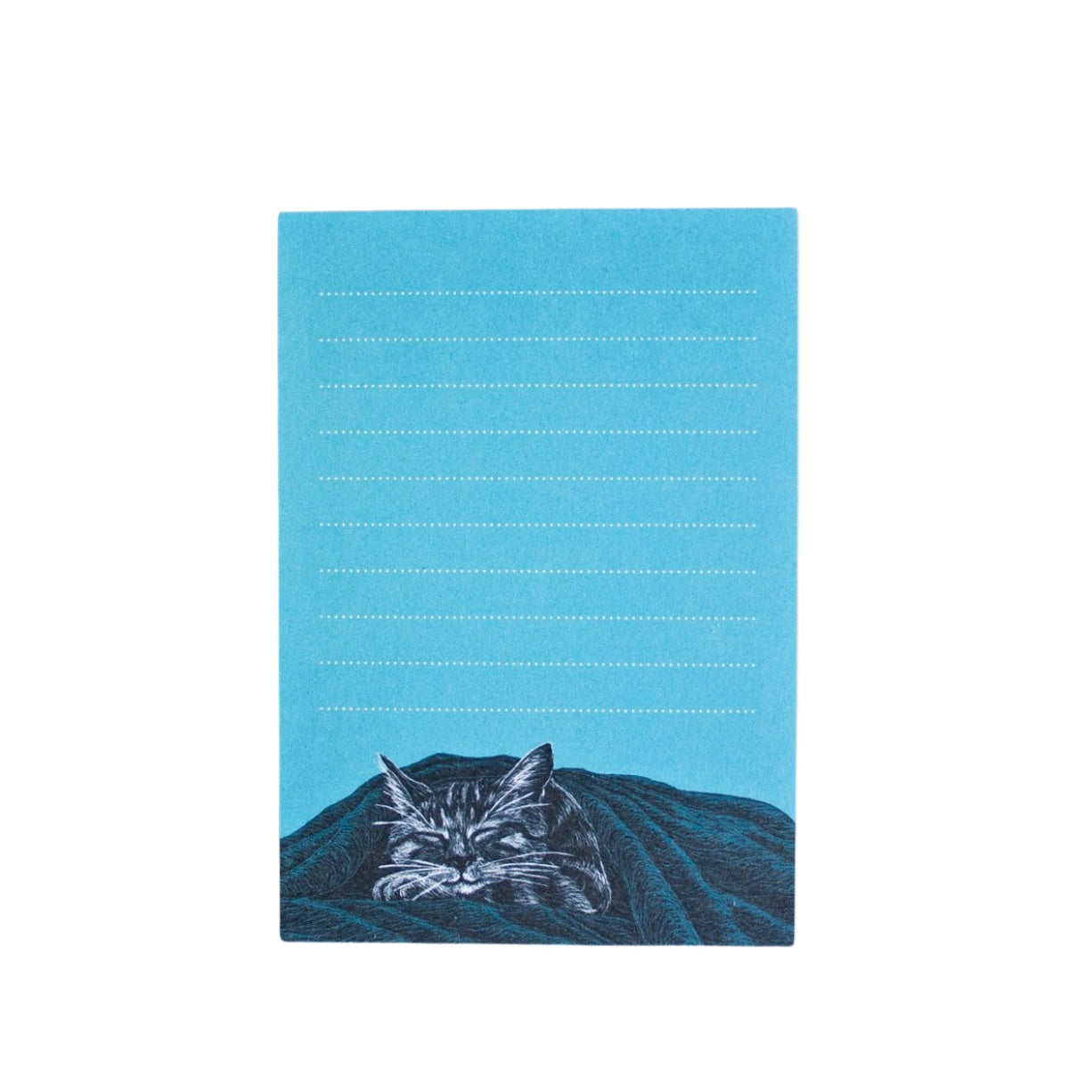 Kleiner Notizblock Katze A7 - 50 Blatt Notizblock
