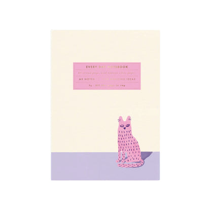 rosa Notizbuch - einsame Katze All the ways to say