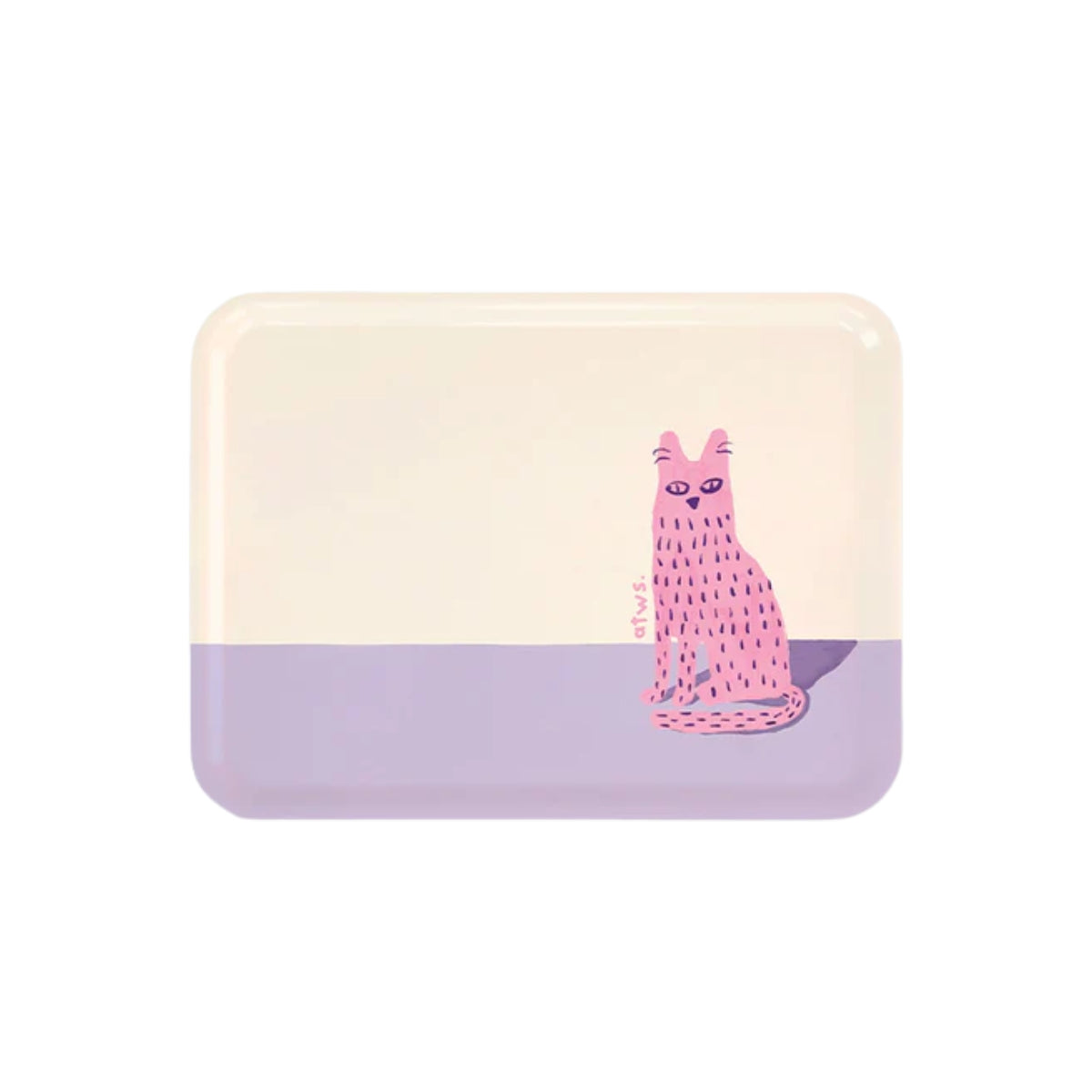 Frühstückstablett mit pinker Katze All the ways to say