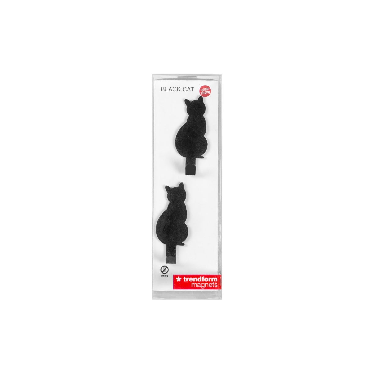 Anti-Rutsch Magnet schwarze Katzen - 2er Set