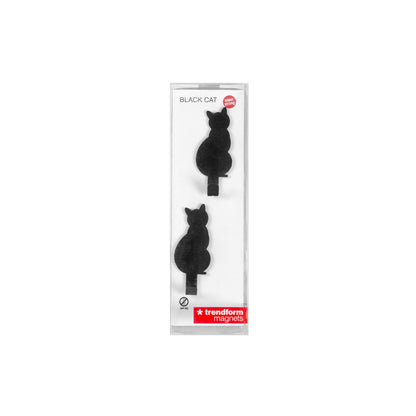 Anti-Rutsch Magnet schwarze Katzen - 2er Set