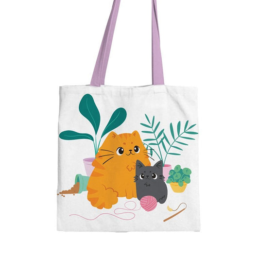 Tragetasche mit Kätzchenmotiv Beans & Co Tasche Tragetasche