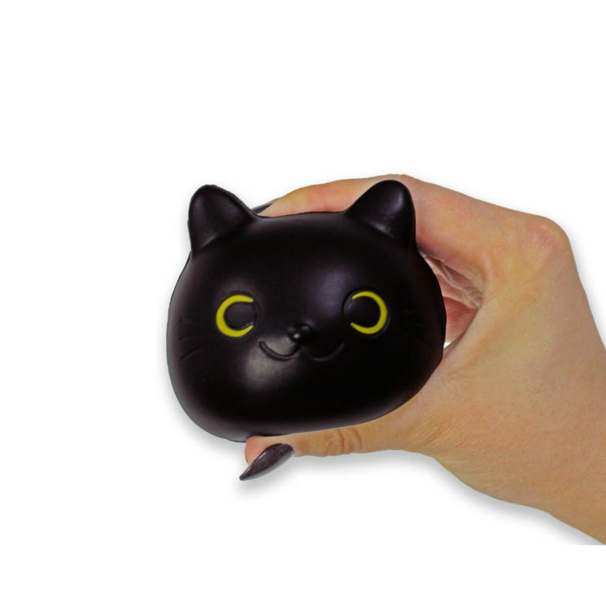 schwarze Katze Stressball Winkee
