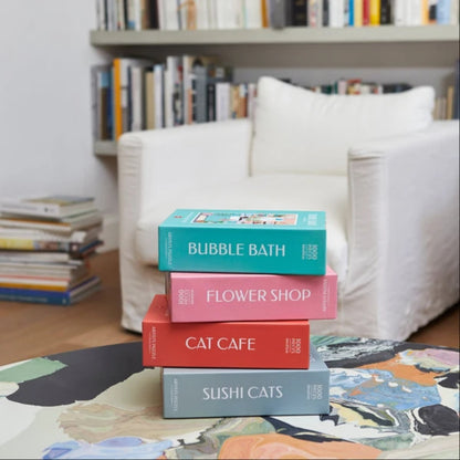 Katzen Puzzle - Cafe