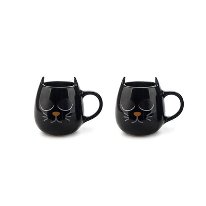 2er Set Farbwechseltassen mit Katzenohren Balvi